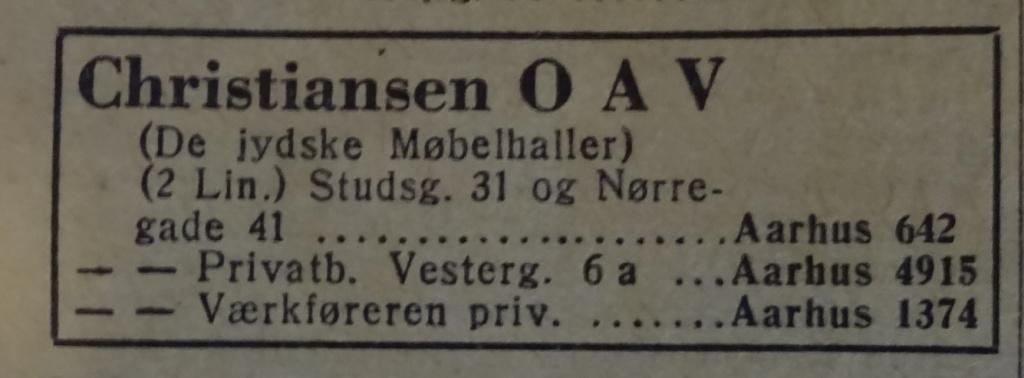 O.A.V. Christiansen 1960